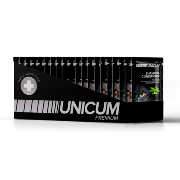 Шампунь-кондиціонер Унікум UNICUM для кішок з маслом чайного дерева 15 мл 40 шт уп UN-057