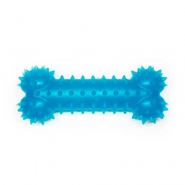 Игрушка для собак Косточка синяя с запахом ванили 12 см FOX TF-008
