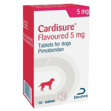 Кардішур (Cardisure) 5 мг при серцевої недостатності собак №10 Dechra