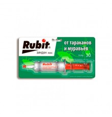 Rubit зиндан люкс шприц гель от тараканов и муравьёв 30 г