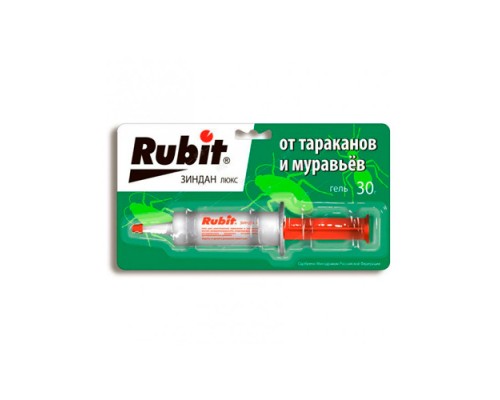 Rubit зіндан люкс шприц гель від тарганів та мурах 30 г