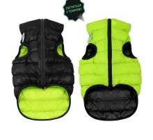 Куртка для собак AiryVest Lumi двухсторонняя салатово-черная S 30 В 57-59 см С 46-50 см Collar