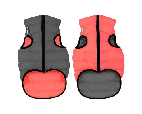 Куртка для собак AiryVest двухсторонняя кораллово-серая S 30 В 57-59 см С 46-50 см Collar