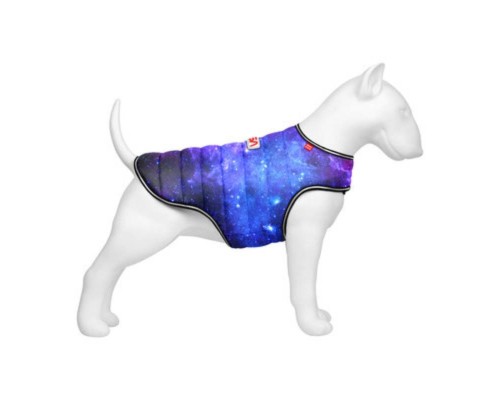 Курточка-накидка для собак WAUDOG Clothes, малюнок "NASA21", M, А 37 см, B 52-62 см, С 36-47 см/504-0148																