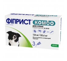 Фиприст Комбо  капли на холку для собак 10-20 кг 1,34 мл 1 пипетка KRKA