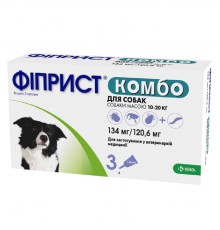 Фиприст Комбо  капли на холку для собак 10-20 кг 1,34 мл 1 пипетка KRKA