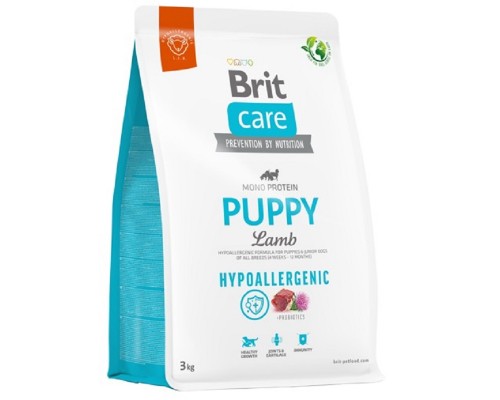 Корм д/щенков Брит Brit Care Puppy гипоаллергенный ягненок 3кг 172212/558964