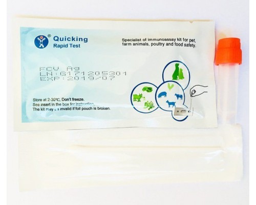 Экспресс-тест Панлейкопения кошек FPV Ag Quicking Biotech Co, Ltd