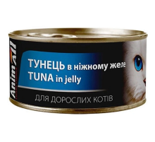 Корм для котів ANIMALL Тунець в ніжному желе 85г