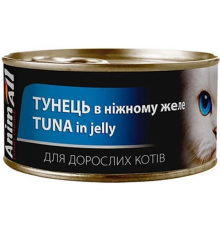 Корм для котів ANIMALL Тунець в ніжному желе 85г