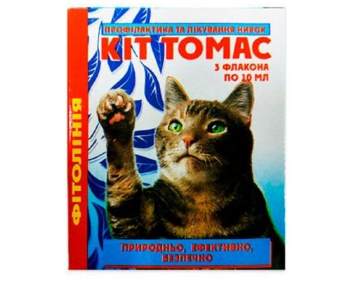 Раствор для котов Кот Томас для лечения почек 10 мл №3 Норис