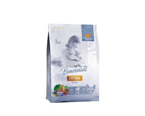 Корм для кошенят  BENVENUTI GATTINO Бенвенуті 3кг 27415