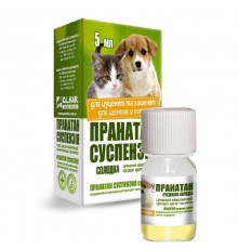 Суспензия для щенков и котят Пранатан средство для дегельминтизации 5 мл O.L.KAR