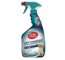Нейтрализатор запаха и пятен домашних животных Oxy Charged Stain & Odor Remover с активным кислородом 945 мл Simple Solution