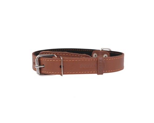 Нашийник CoLLar одинарний коричневий 35 мм 48-63 см 02736