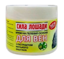 Крем-гель для вен Сила лошади New formula с экстрактом конского каштана 300 мл Leko Pro