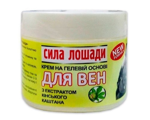 Крем-гель для вен Сила лошади New formula с экстрактом конского каштана 300 мл Leko Pro