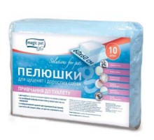 Пеленки для собак и щенков для приучения к туалету 60x60 см 10 шт Magic Pet