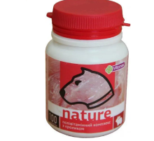 Таблетки Vitomax Nature поливитаминный комплекс для собак с кроликом 100 таблеток Vitomax