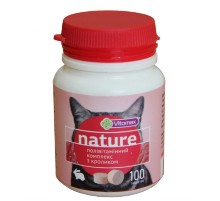 Таблетки для котов Nature поливитаминный комплекс с кроликом №100 Vitomax
