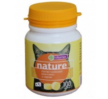 Таблетки для котов Nature поливитаминный комплекс с сыром №100 Vitomax