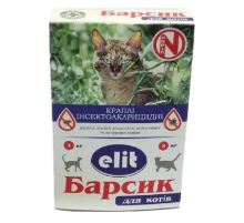 Краплі проти бліх Барсик Еліт для котів 3 шт Норіс