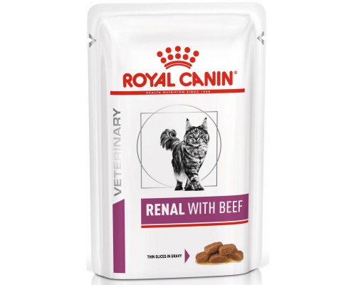 Корм для котів  Роял Royal Canin FHN RENAL BEEF 85г  