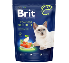 Корм Brit Premium сухий для стерилізованих котів Бріт Преміум Бай Нейчер Кет Стерилайзд з лососем 300г 171848