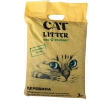 Наполнитель для домашних животных древесный 3 кг №5  Cat Litter