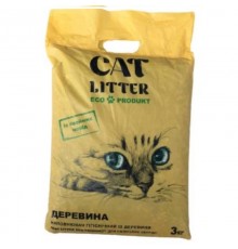 Наполнитель для домашних животных древесный 3 кг №5  Cat Litter