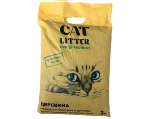 Наполнитель для домашних животных древесный 3 кг №5  Cat Litter