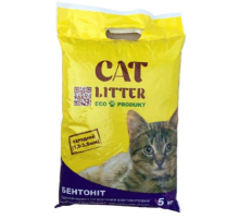 Наповювач  бентонітовий  CAT LITTER сірий середній 5 кг 