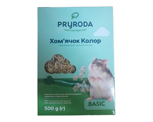 Корм Природа для хом’яків Колор + ензим 500г арт.PR241072			