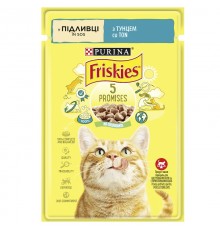 Корм для котов Friskies с кусочками тунца в подливке  85 г Purina