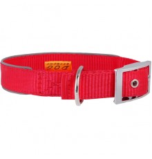 Ошейник Dog Extreme нейлоновый со светоотражающей вставкой красный 40 мм 60-72 см  COLLAR 64543