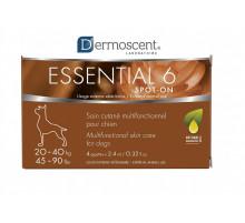 Краплі для собак Dermoscent Essential 6 spot-on для догляду за шкірою та шерстю 20-40 кг 4 шт( під замовлення 3 робочих дня)