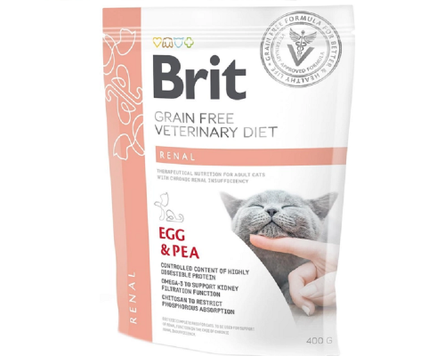 Корм для котів Бріт Вет Дієтс Brit VetDiets з нирковою недостатністю 400 г