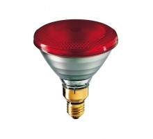 Лампа ІК 175 W 240 V LuxLight PAR38 тверде скло червона Китай