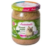 Корм д/котів Леопольд з яловичиною 460г