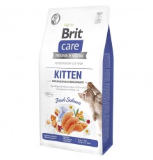 Сухой корм для котят Cat GF Kitten Gentle Digestion Strong Immunity с мясом лосося 2 кг Вrit Care