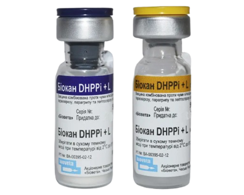 Вакцина Биокан DHPPI+L 1 доза BioVeta Чехия