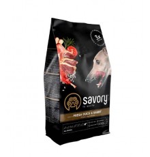 Корм для собак Сейвори SAVORY сухой для всех пород утка и кролик 3 кг