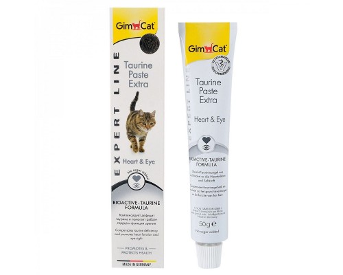 Джимкет паста д/кошек вывед. шерсти с таурином  50 г 	GimCat Taurine Paste Extra 