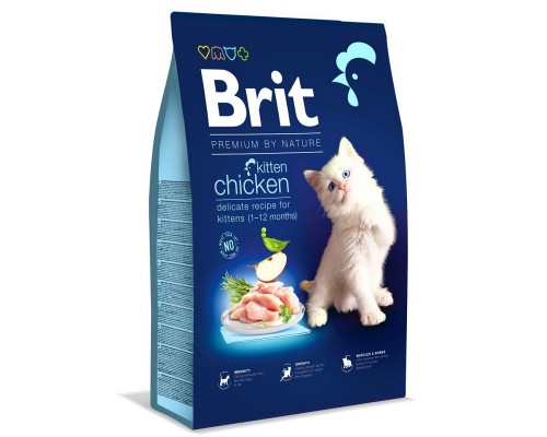 Сухий корм для кошенят Kitten Chicken із куркою  Brit Premium ВАГОВИЙ ціна за 1кг 
