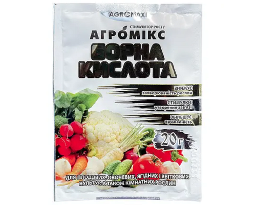 Агромикс борная кислота 20г р-р 400шт