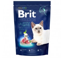 Сухий корм для котів з чутливим травленням Cat Sensitive Lamb з ягнятком 1,5 кг Brit Premium