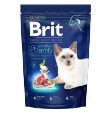 Сухий корм для котів з чутливим травленням Cat Sensitive Lamb з ягнятком 1,5 кг Brit Premium