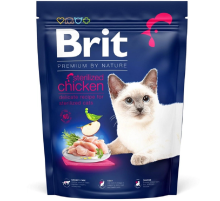 Сухой корм для стерилизованых котов Cat Sterilised Chicken с курицей 300 г Brit Premium