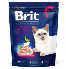 Сухий корм для стерилізованих котів Cat Sterilised Chicken із куркою 300 г Brit Premium