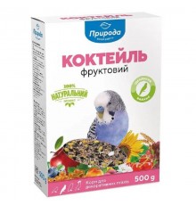 Корм для папуг Коктейль Фруктовий 500 г Природа